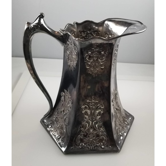 Vintage Forbes Silver Co Quadruple Pitcher